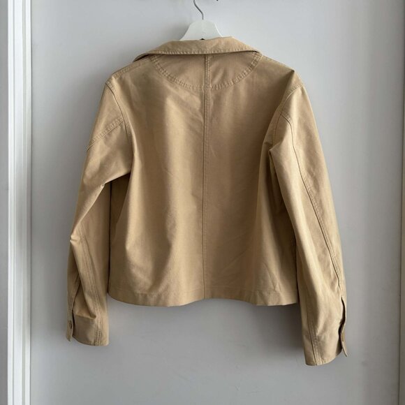 Uniqlo tan jacket - minimal cropped - Picture 3 of 4